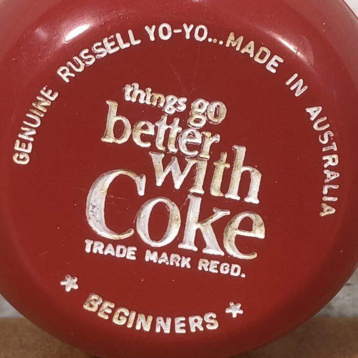 Genuine Russell Coca Cola Beginners Yo-Yo (Made in Australia) - Image 2