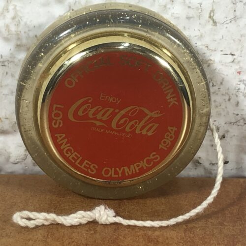 Genuine Russell Coca Cola 1984 Los Angeles Olympics Yo-Yo (Made in Philippines)