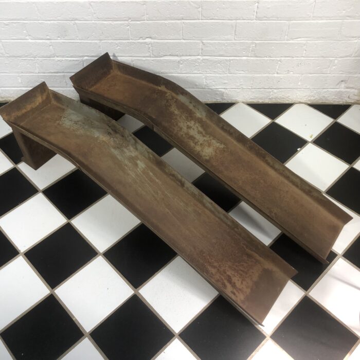 Vintage Steel Car Ramps / Jack Stands