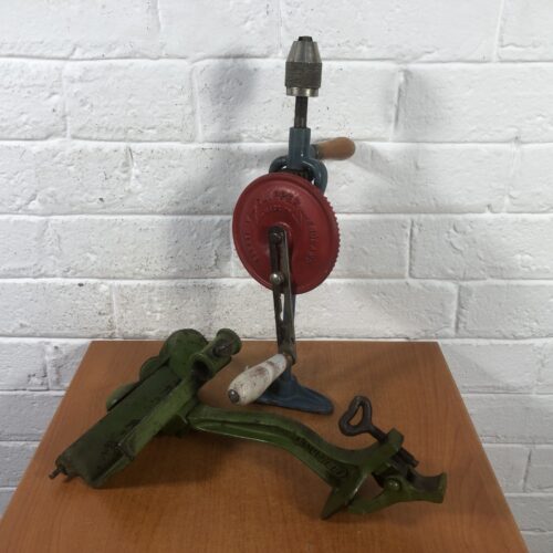 Vintage Clipper Fleetway Hand Drill & Beatrice Meat Slicer (Made in England)
