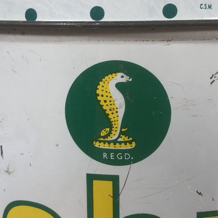 Vintage Cobra White Wax Polish Tin - Image 3