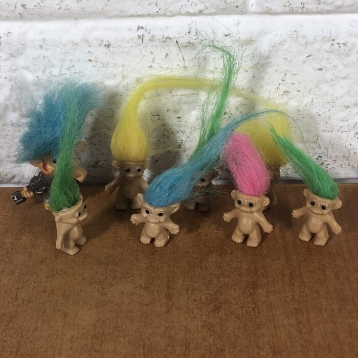 Vintage Miniature Troll Figurines