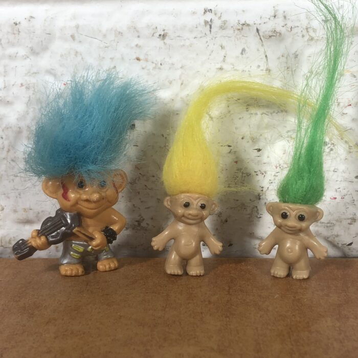 Vintage Miniature Troll Figurines - Image 3