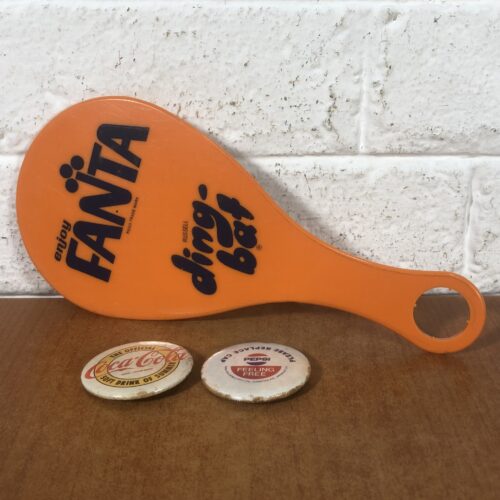 Vintage Fanta Ding Bat & Badges
