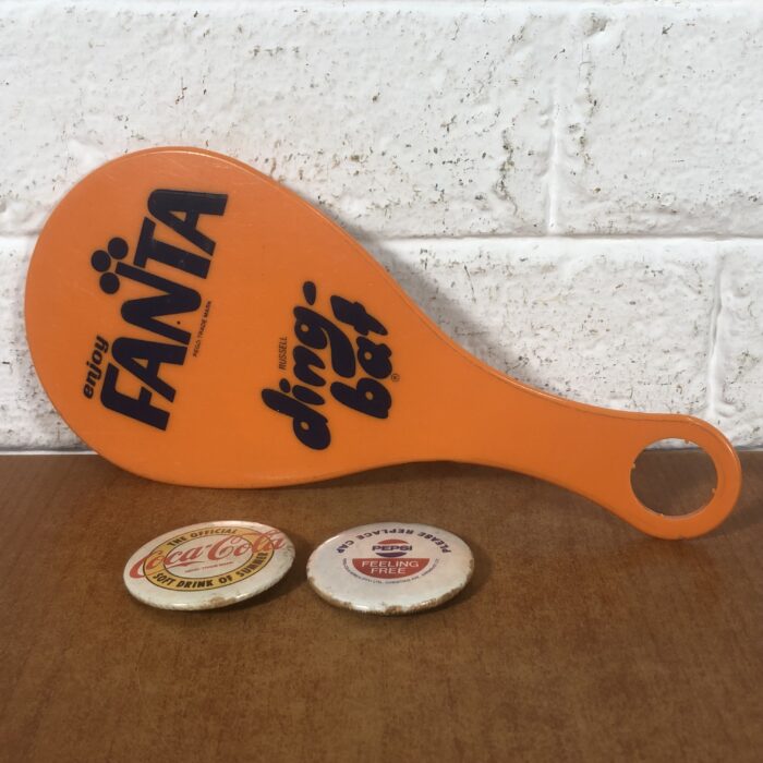 Vintage Fanta Ding Bat & Badges
