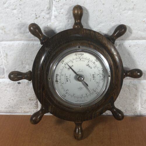 Vintage Nautical Style Barometer (Made in England)