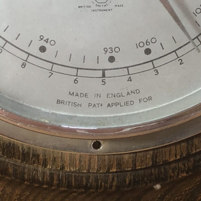 Vintage Nautical Style Barometer (Made in England) - Image 8