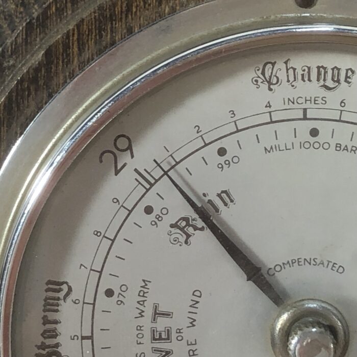 Vintage Nautical Style Barometer (Made in England) - Image 3