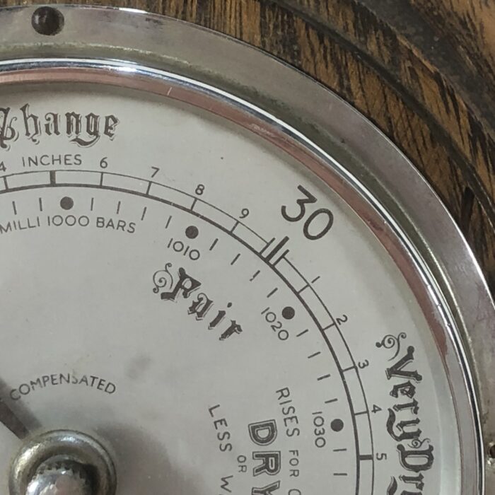 Vintage Nautical Style Barometer (Made in England) - Image 4