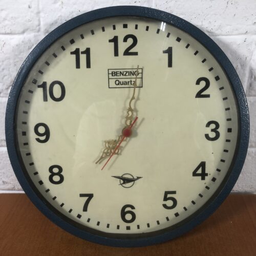 Vintage Transnet Benzing Quartz Wall Clock