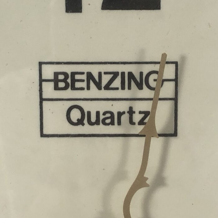 Vintage Transnet Benzing Quartz Wall Clock - Image 3