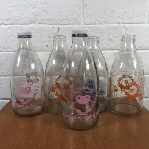 Vintage Milk Bottles