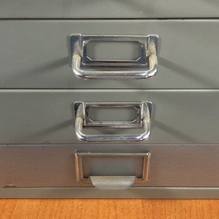 Vintage Metal Filing Cabinet - Image 6
