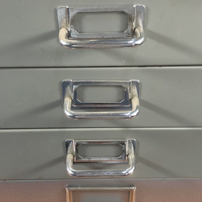 Vintage Metal Filing Cabinet - Image 5