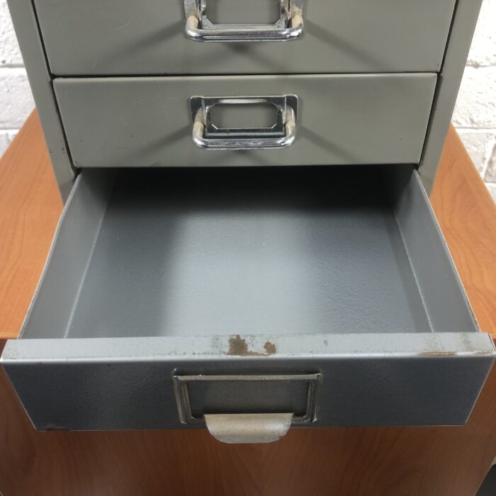 Vintage Metal Filing Cabinet - Image 7