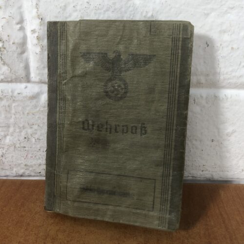 Vintage 1940s WW2 Era German 'Wehrpaß' Military Pass