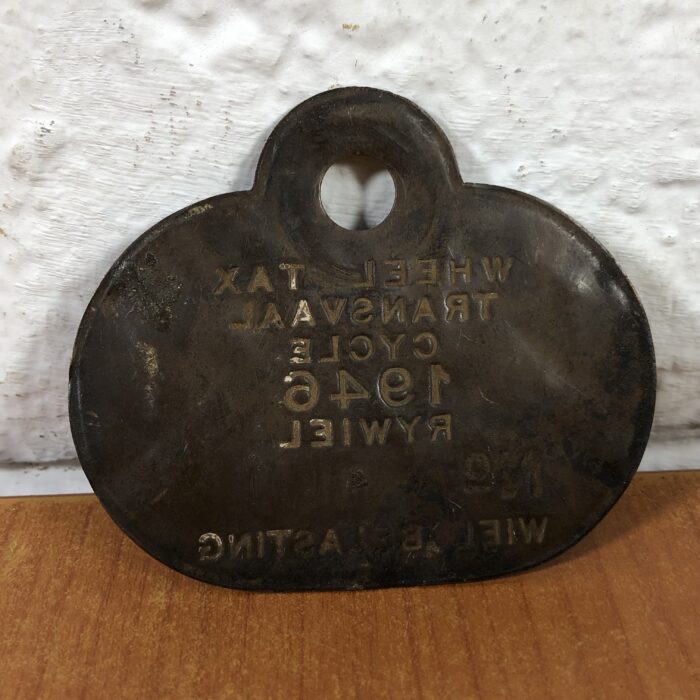 Vintage 1946 Wheel Tax Plate - Image 4