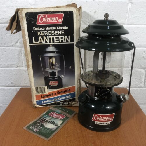 Vintage Coleman Lamp in Original Box (Made in USA)