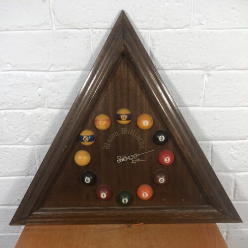 Vintage Union Billiards Wall Clock