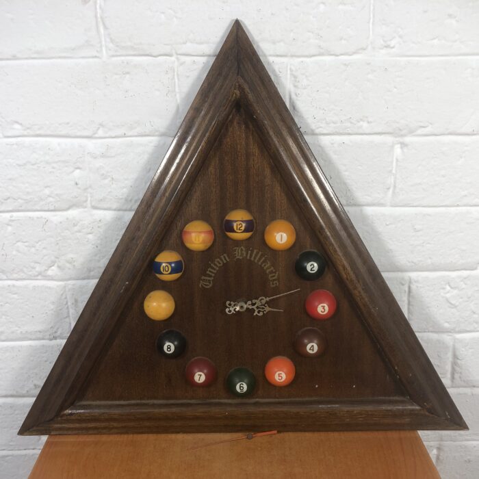 Vintage Union Billiards Wall Clock