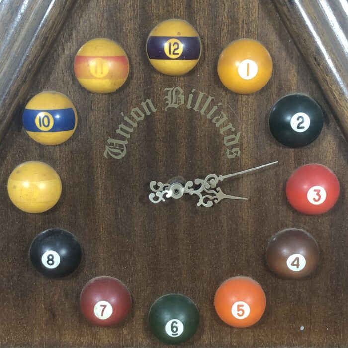 Vintage Union Billiards Wall Clock - Image 2