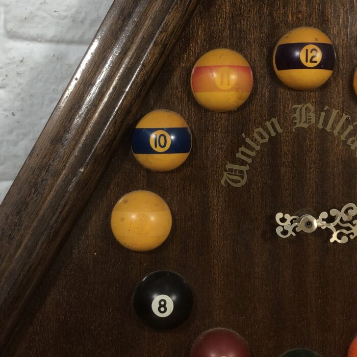 Vintage Union Billiards Wall Clock - Image 3