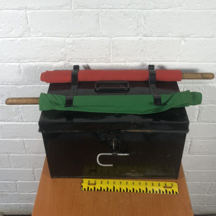 Vintage SAR/SAS Train Conductor Metal Trunk - Image 12