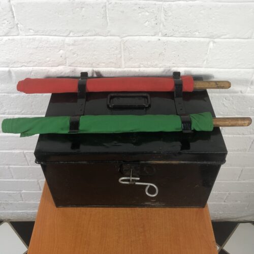 Vintage SAR/SAS Train Conductor Metal Trunk