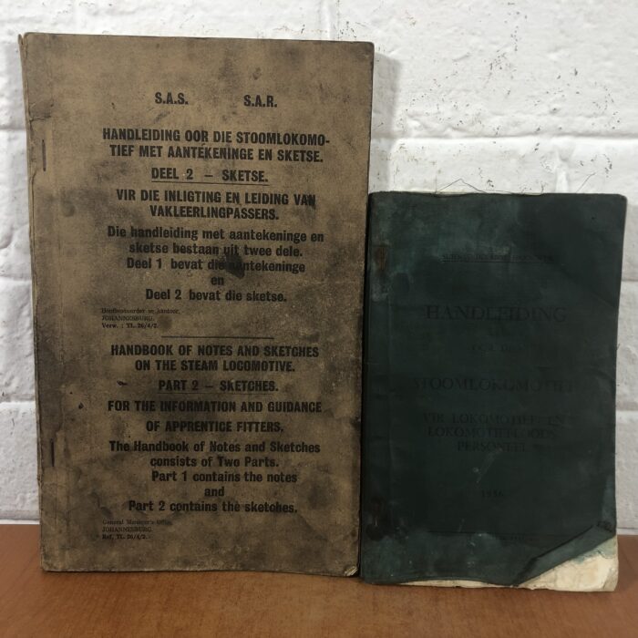 Vintage 1950s SAR/SAS Steam Locomotive Handbooks