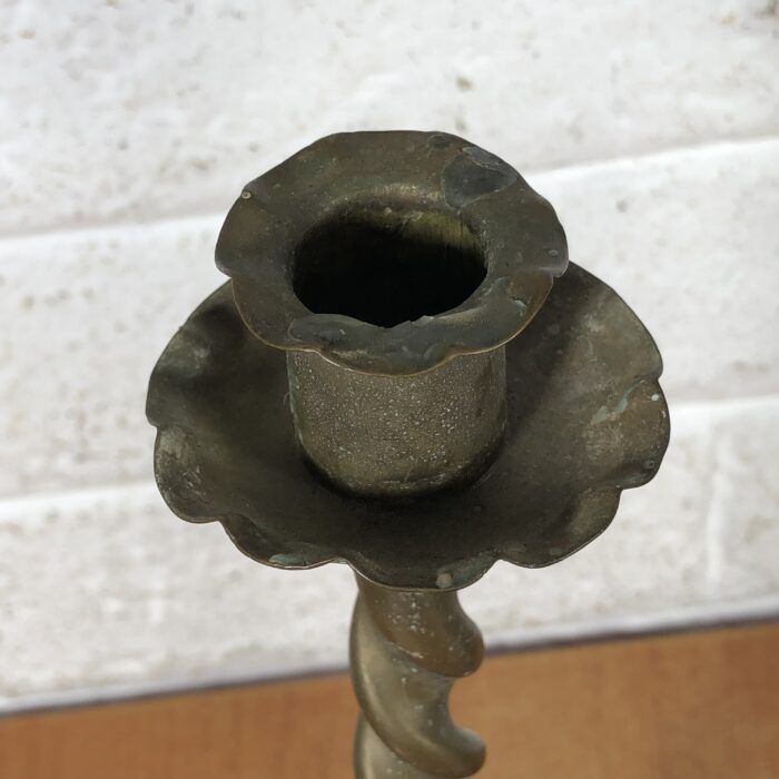 Vintage Brass Candle Holders - Image 4