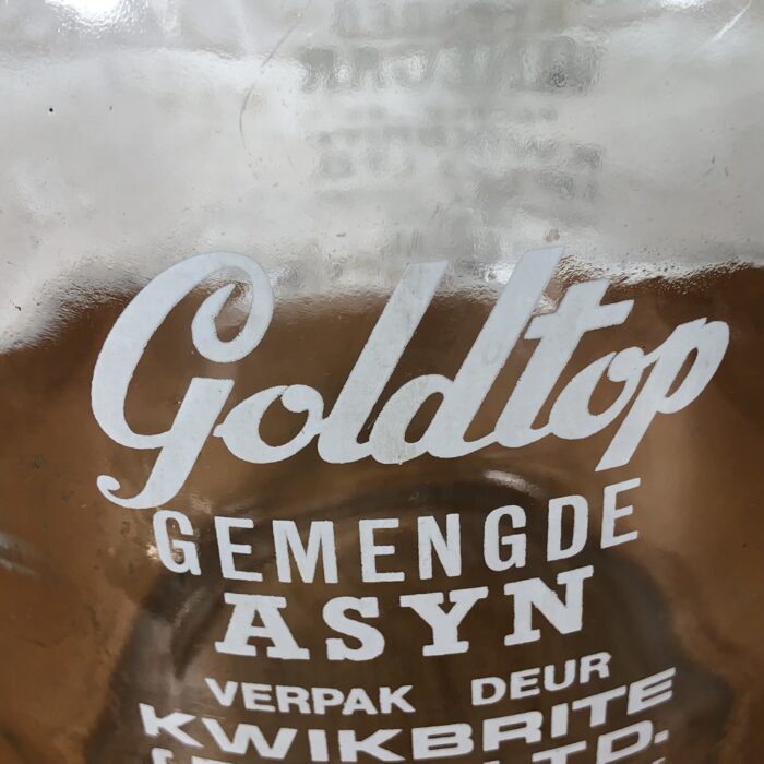 Vintage Goldtop Blended Vinegar Container (1 Gallon) - Image 5