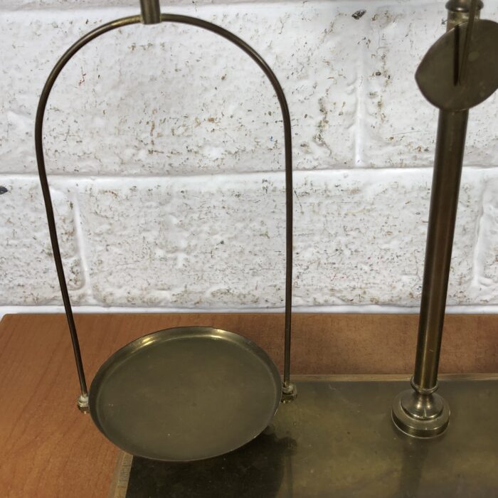 Vintage Brass Balance Scale - Image 3