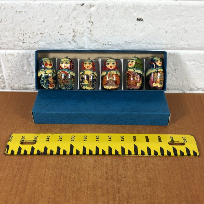 Vintage Russian Nesting Dolls Hanging Ornaments - Image 6