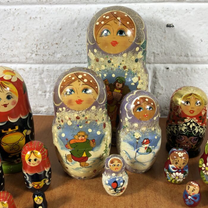 Vintage Russian Nesting Dolls - Image 4
