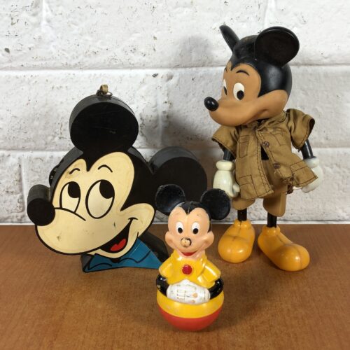 Vintage Mickey Mouse Toys (Made in Hong Kong)