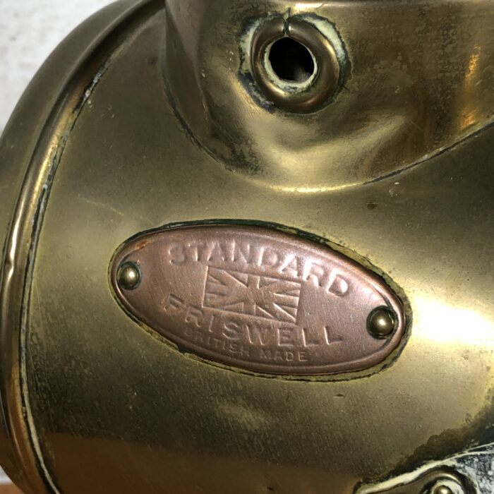 Vintage Brass "King of the Road" Motorcar Oil Lamp (Made in England) - Image 4