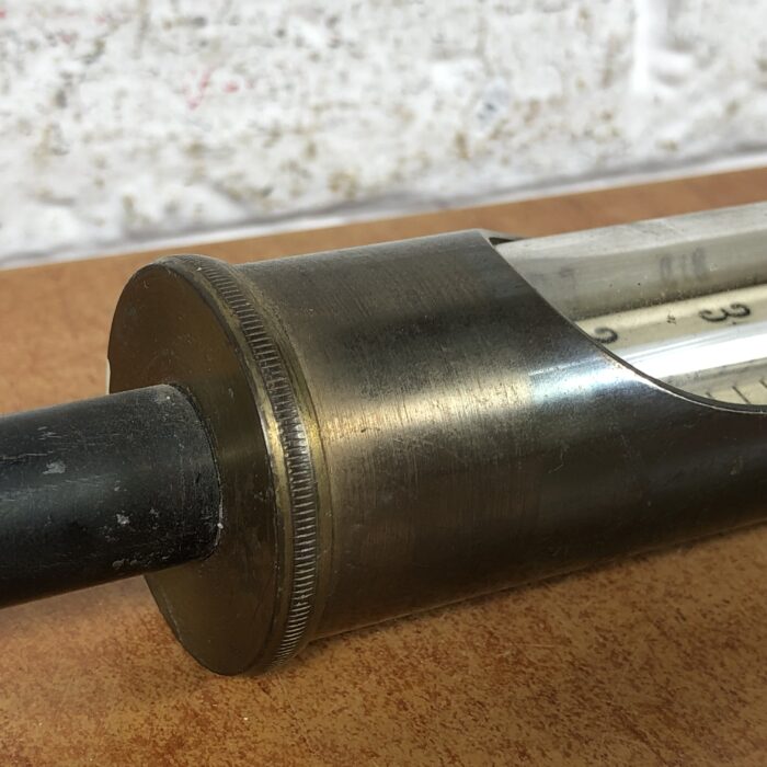 Vintage Brass Russell & Sons Thermometer - Image 3