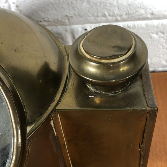 RARE Vintage Brass Binnacle with Ship's Compass - Image 4