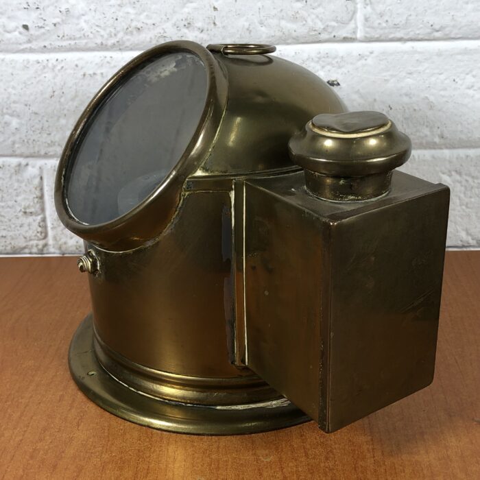 RARE Vintage Brass Binnacle with Ship's Compass - Image 6