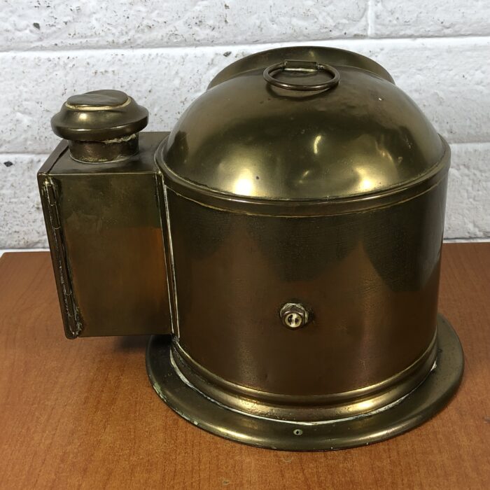 RARE Vintage Brass Binnacle with Ship's Compass - Image 9