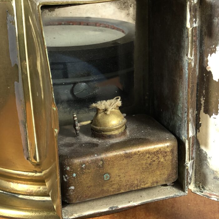 RARE Vintage Brass Binnacle with Ship's Compass - Image 8