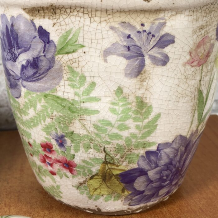 Ceramic Plant Pot & Ornaments - Image 5
