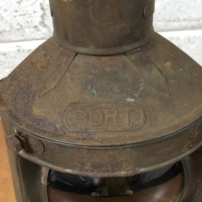 Vintage "Port" Ship Lantern - Image 3