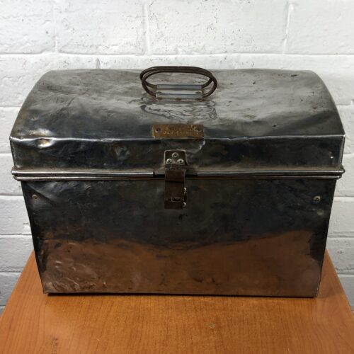 Vintage Railway Conductors Metal Trunk
