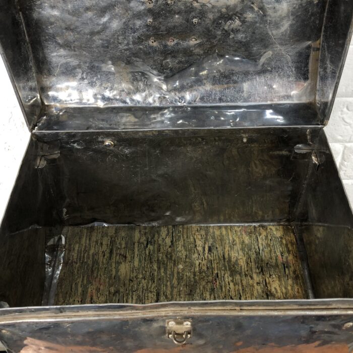 Vintage Railway Conductors Metal Trunk - Image 6