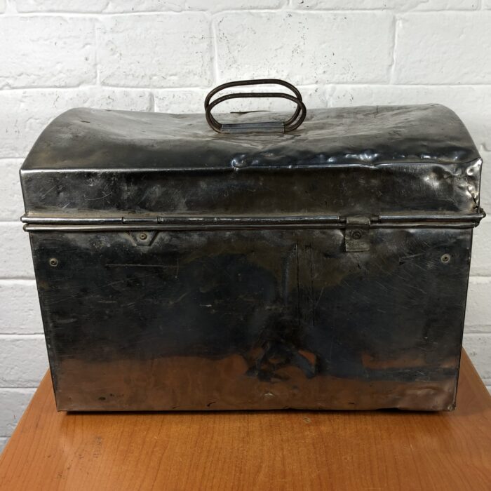 Vintage Railway Conductors Metal Trunk - Image 8