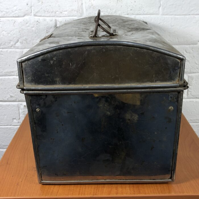 Vintage Railway Conductors Metal Trunk - Image 9