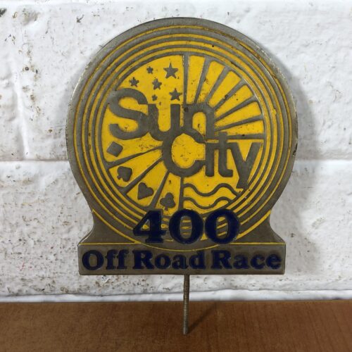 Vintage Sun City 400 Off Road Race Badge