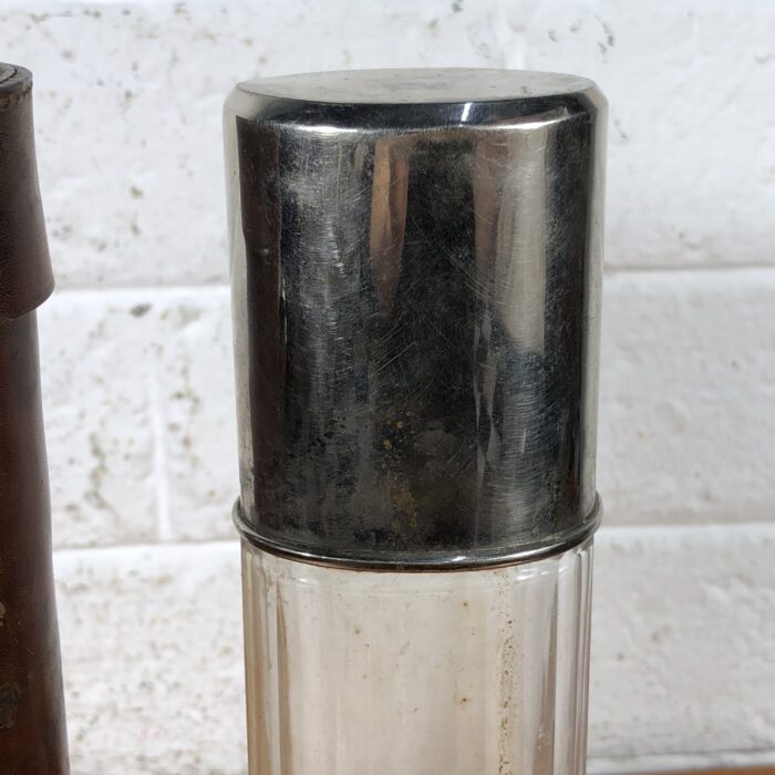 Vintage Hunting Flask in Leather Case - Image 6