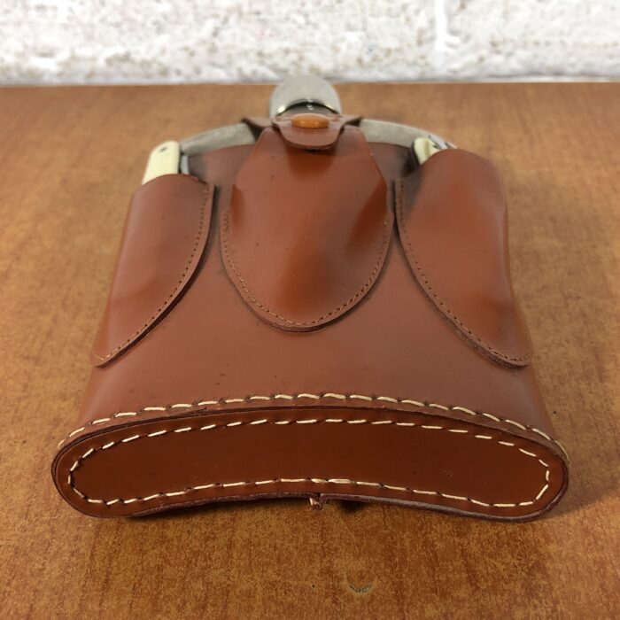 Vintage Hip Flask & Cutlery Set in Leather Case - Image 11